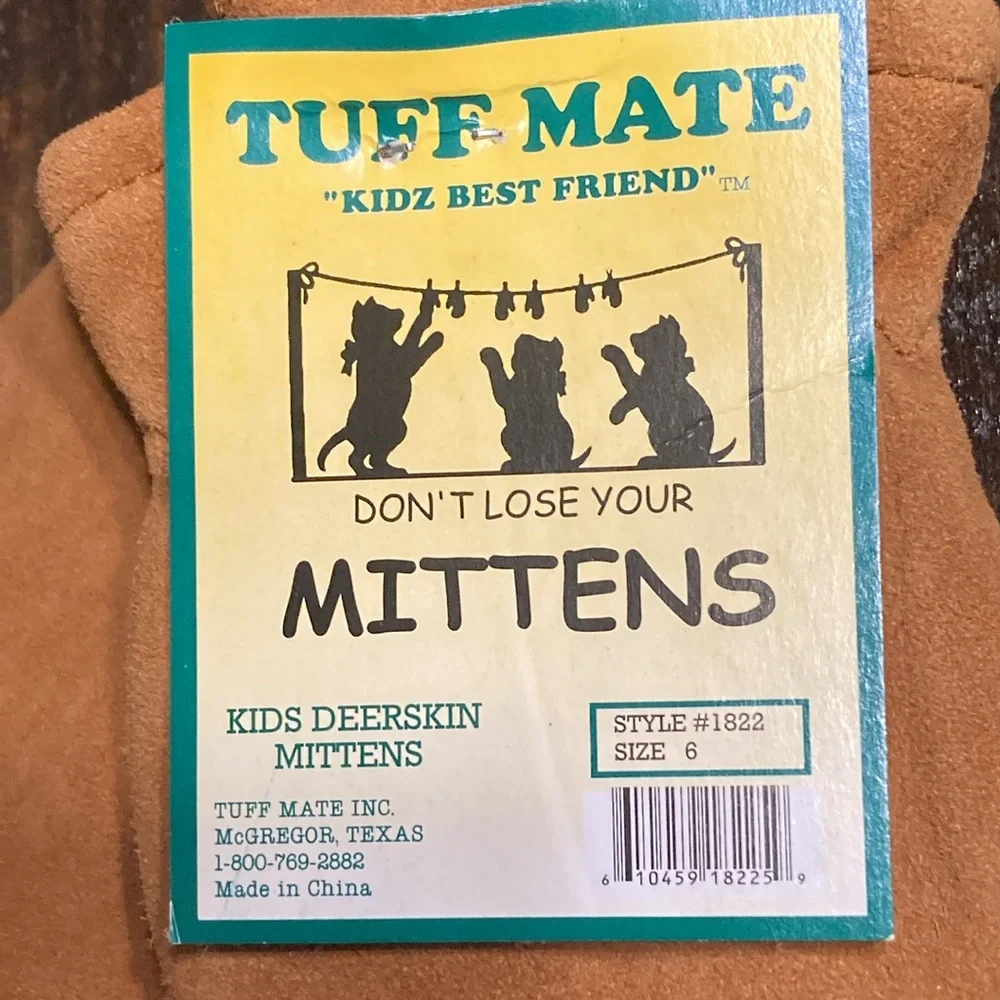 New!! Kids Deerskin Mittens